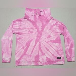 Simply Southern Pink Tie-Dye Hoodie, Size L